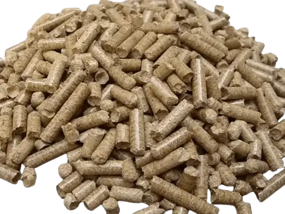 Biomass pellets close‑up